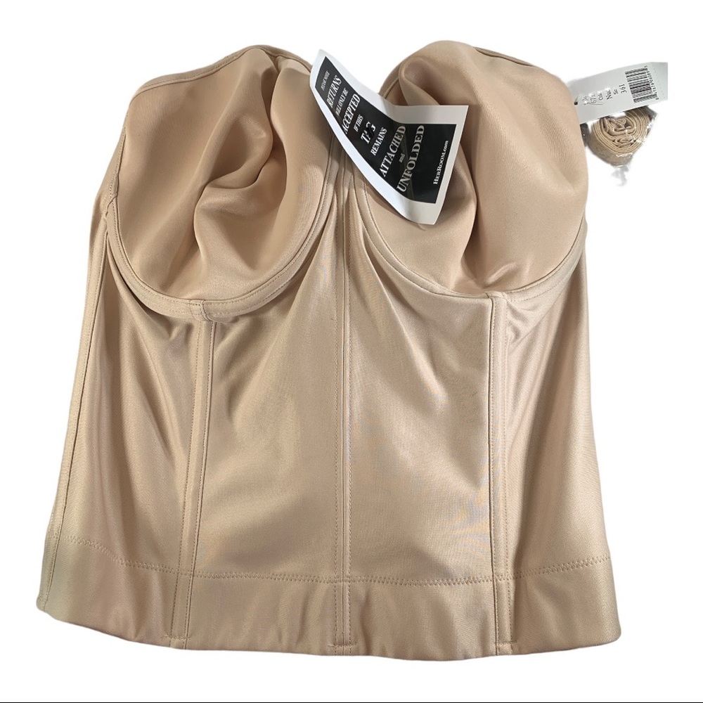 Elila Bustier Strapless Bra size 36I. NWT